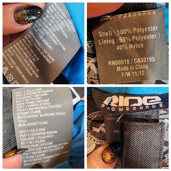 Ride Snowboards grey coat. Men's size XL. - Picture 13 of 16